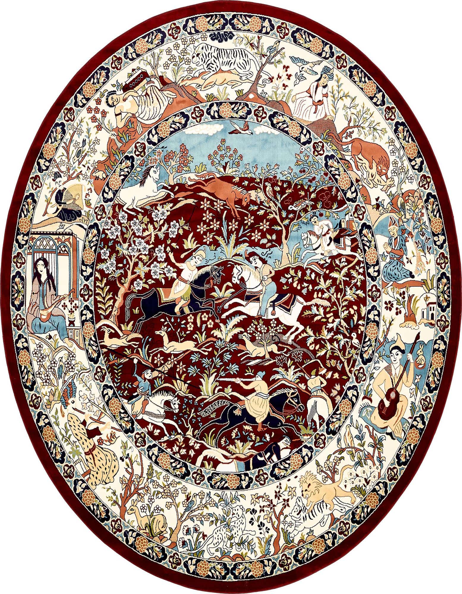 Primary image  10' x 10' Nain Design Round Rug