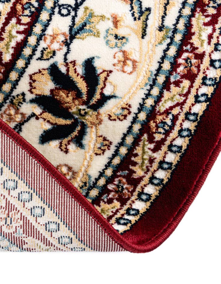 Detail image of  5' 3 x 5' 3 Nain Design Round Rug