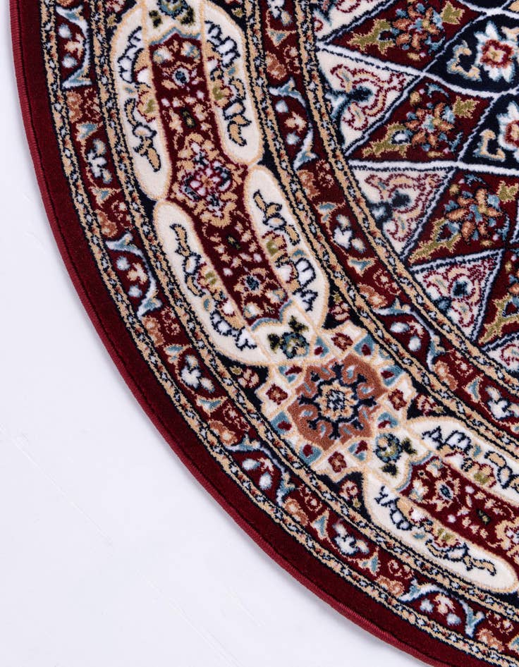 Detail image of  10' x 10' Nain Design Round Rug