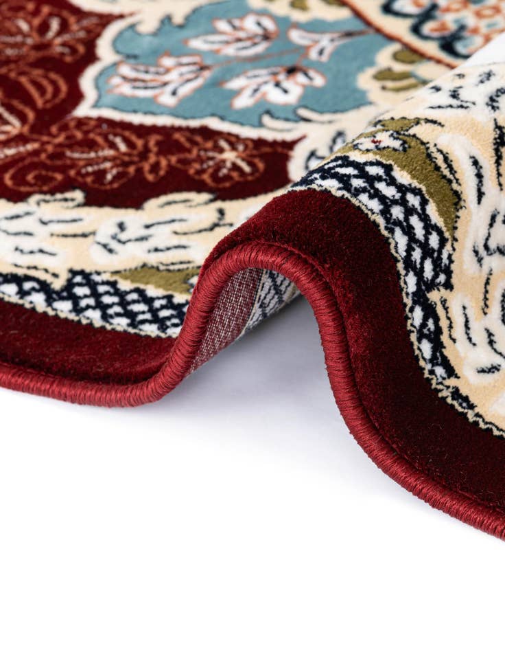 Detail image of  5' 3 x 5' 3 Nain Design Round Rug