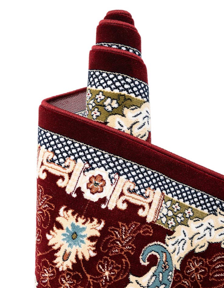 Detail image of  5' 3 x 5' 3 Nain Design Round Rug