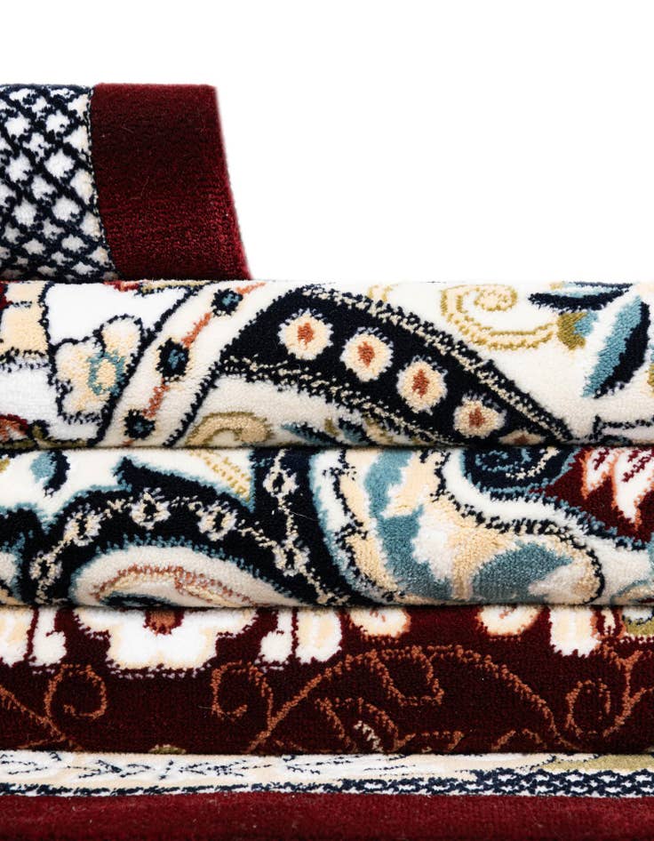 Detail image of  5' 3 x 5' 3 Nain Design Round Rug