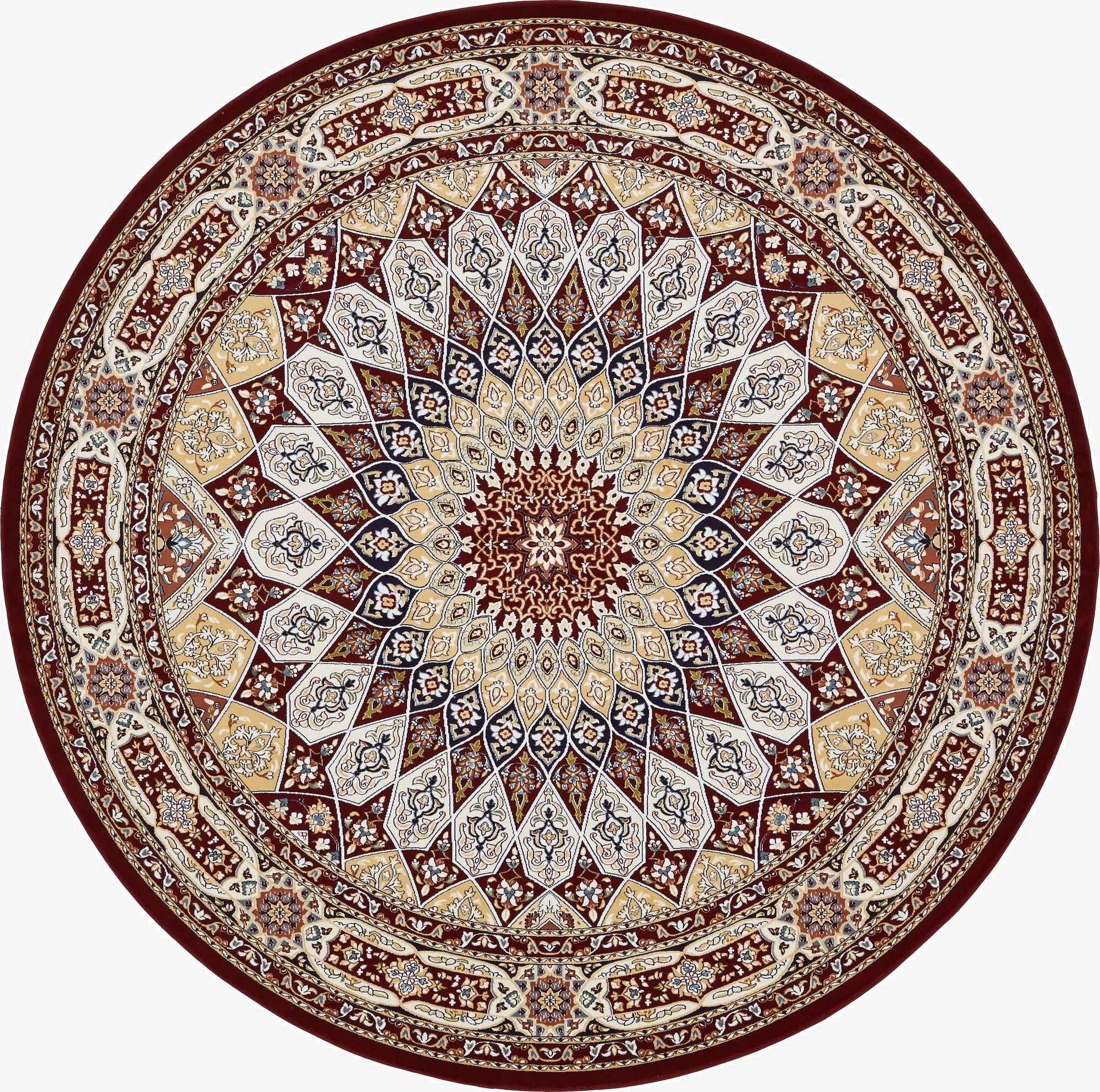  10' x 10' Nain Design Round Rug