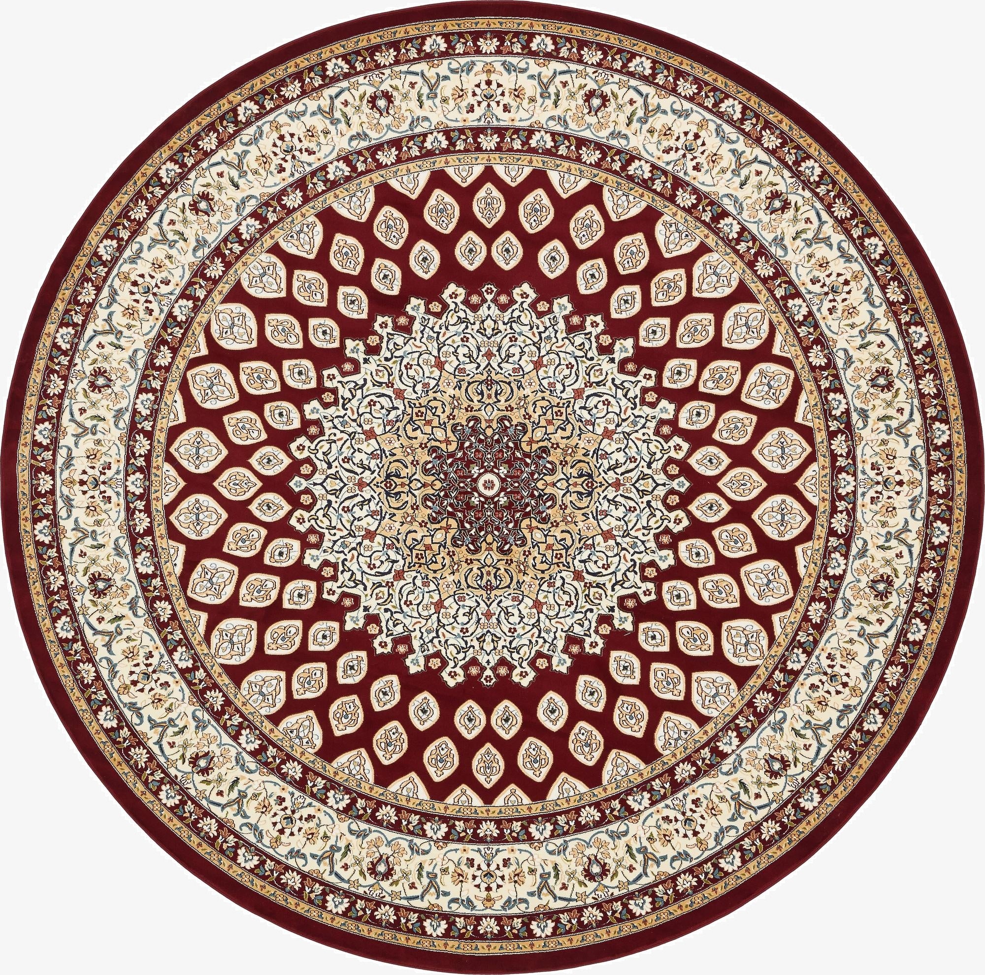  10' x 10' Nain Design Round Rug