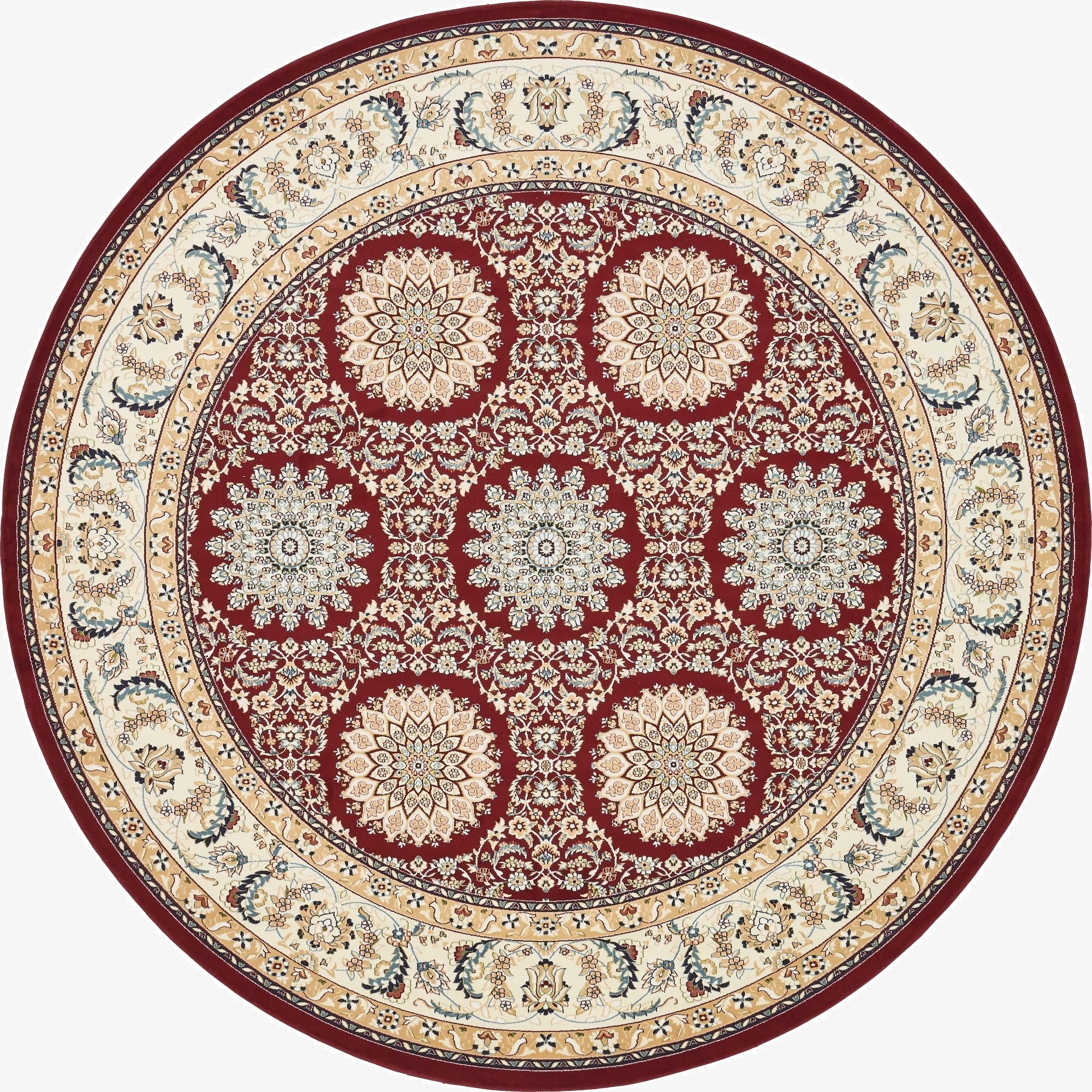  10' x 10' Nain Design Round Rug