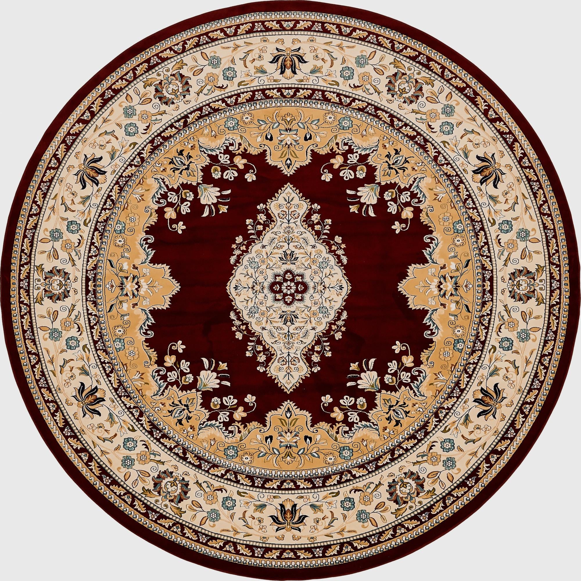  10' x 10' Nain Design Round Rug
