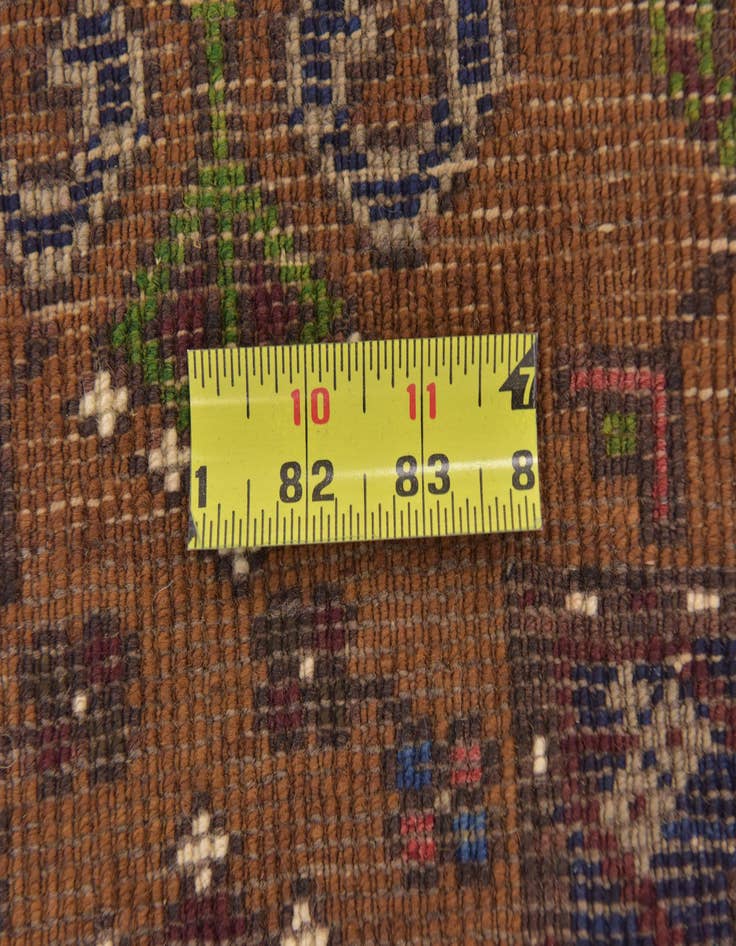 Detail image of  4' 2 x 9' 2  Hand Knotted Anatolian Wool Runner Rug