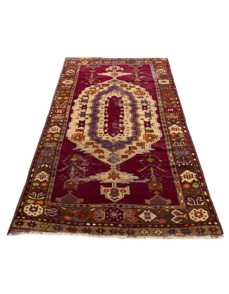 Detail image of  3' 10 x 7' 6  Hand Knotted Anatolian Wool Runner Rug