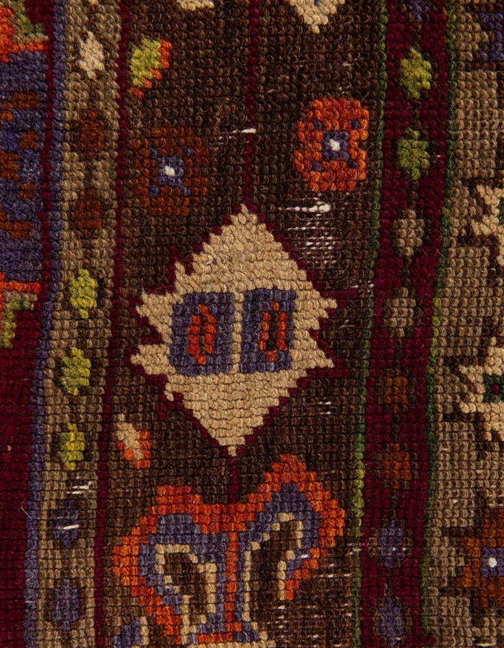 Detail image of  3' 10 x 7' 6  Hand Knotted Anatolian Wool Runner Rug