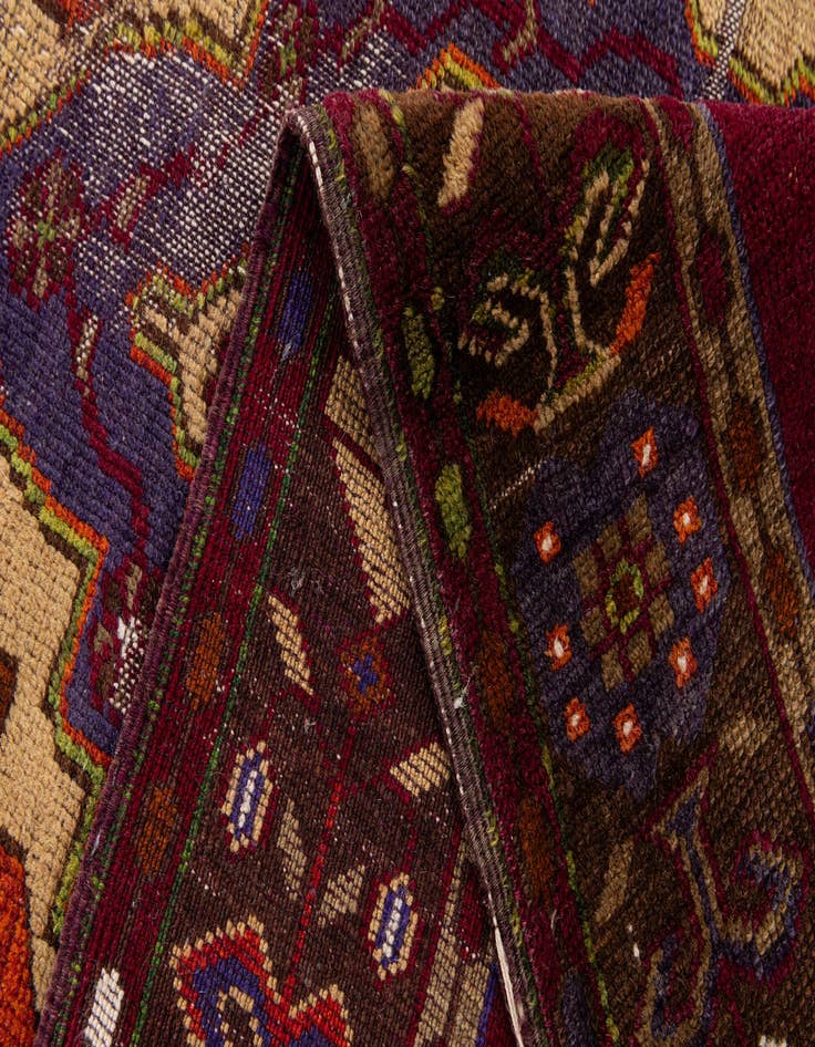 Detail image of  3' 10 x 7' 6  Hand Knotted Anatolian Wool Runner Rug