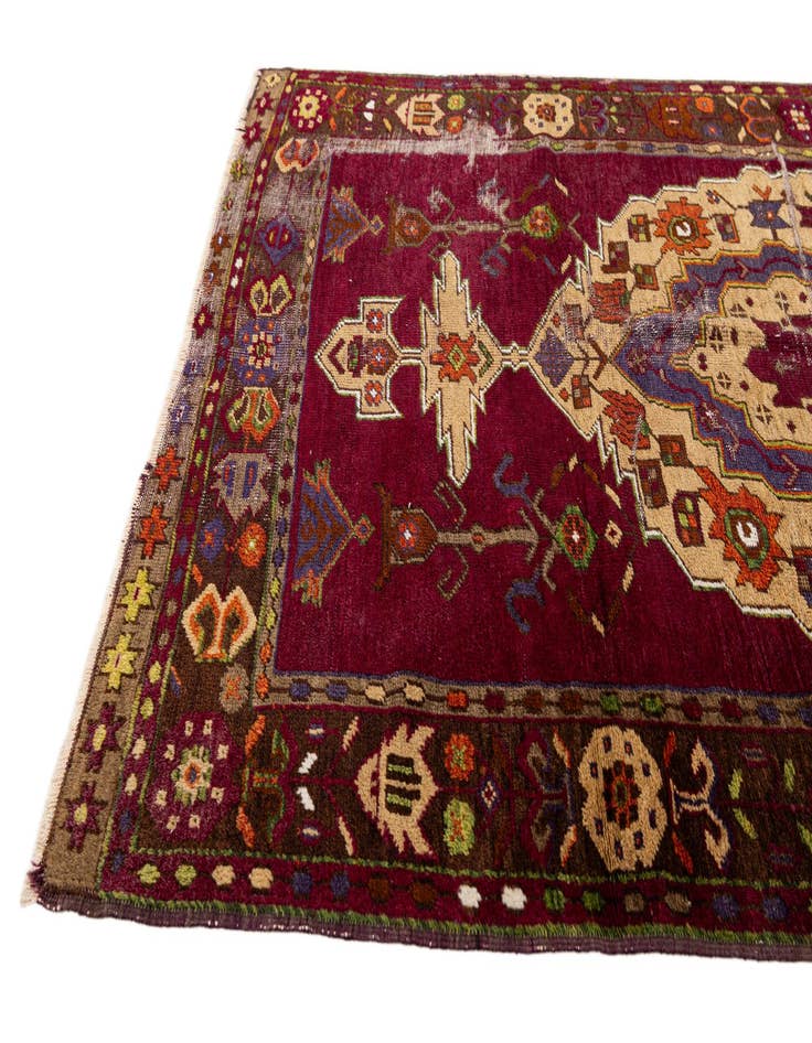 Detail image of  3' 10 x 7' 6  Hand Knotted Anatolian Wool Runner Rug