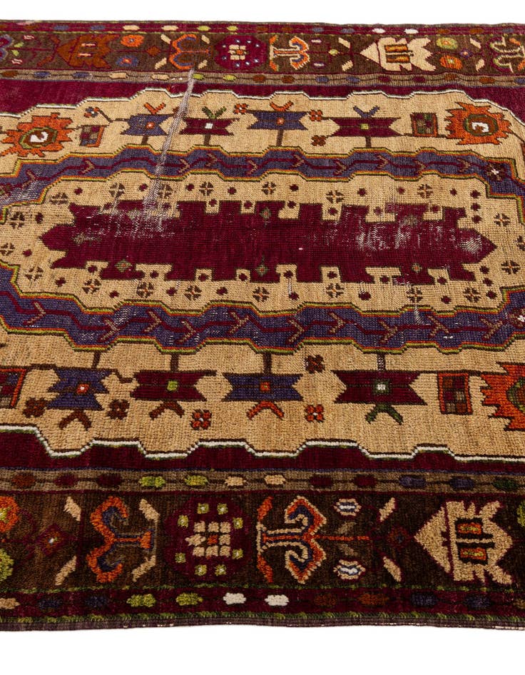 Detail image of  3' 10 x 7' 6  Hand Knotted Anatolian Wool Runner Rug