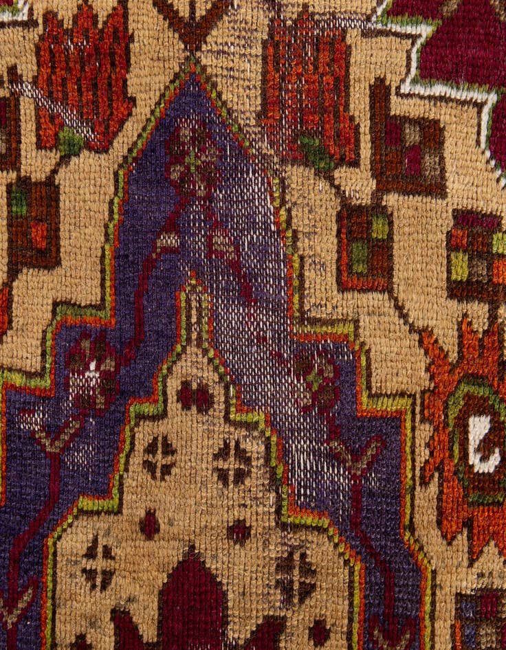 Detail image of  3' 10 x 7' 6  Hand Knotted Anatolian Wool Runner Rug