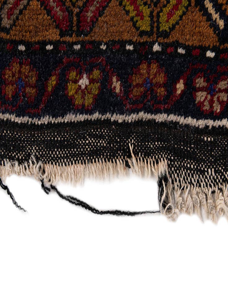 Detail image of  3' 6 x 7' 1  Hand Knotted Anatolian Wool Runner Rug