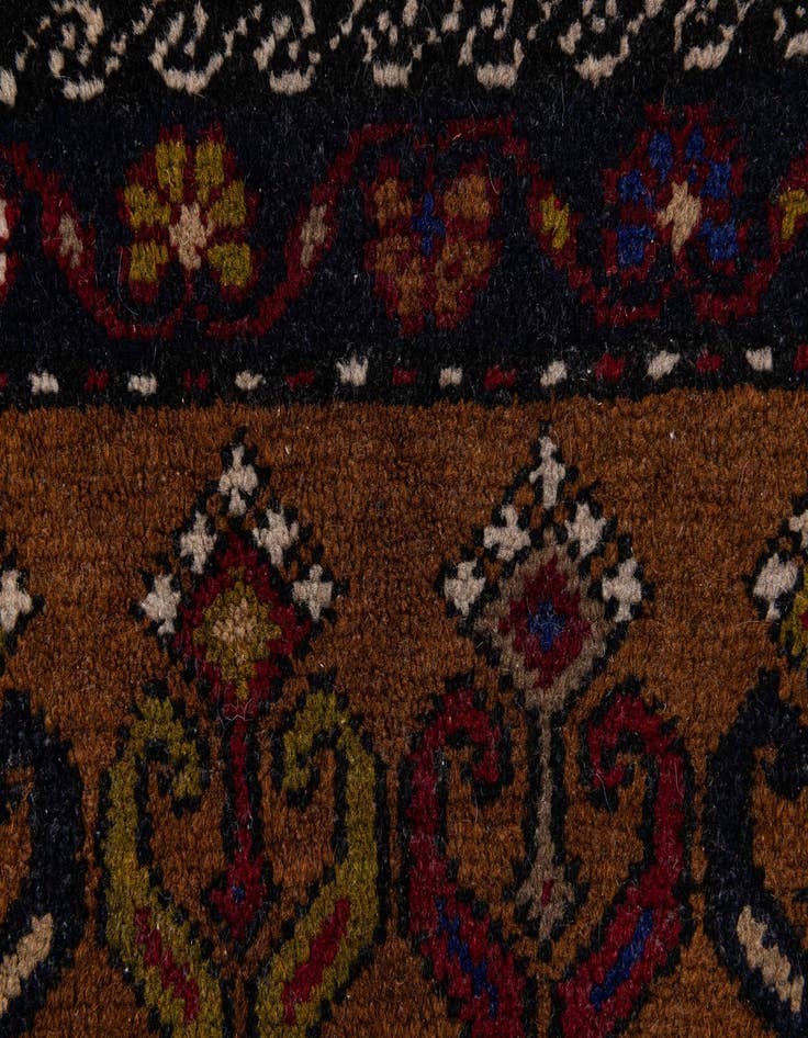 Detail image of  3' 6 x 7' 1  Hand Knotted Anatolian Wool Runner Rug