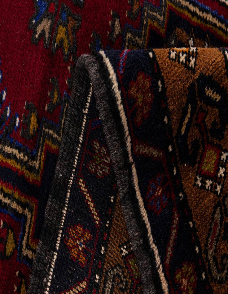 Detail image of  3' 6 x 7' 1  Hand Knotted Anatolian Wool Runner Rug