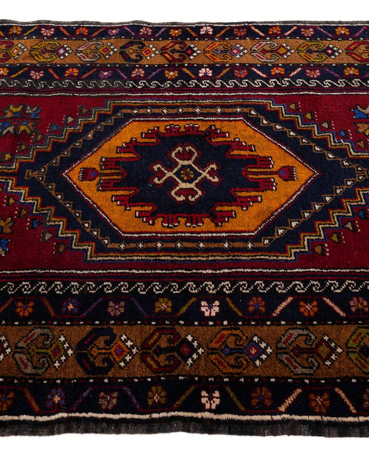 Detail image of  3' 6 x 7' 1  Hand Knotted Anatolian Wool Runner Rug
