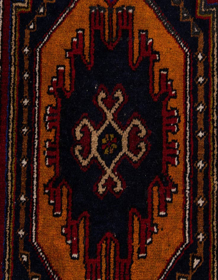 Detail image of  3' 6 x 7' 1  Hand Knotted Anatolian Wool Runner Rug