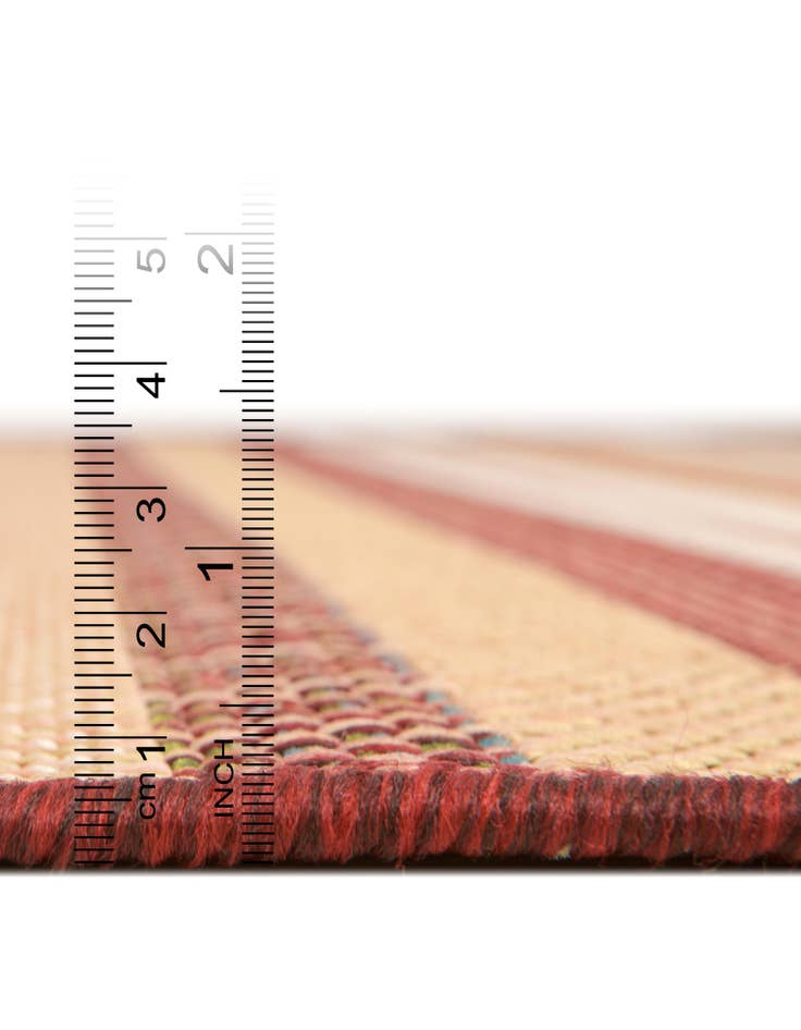 Detail image of  2' x 4'  Washable Baja Indoor / Outdoor Runner Rug