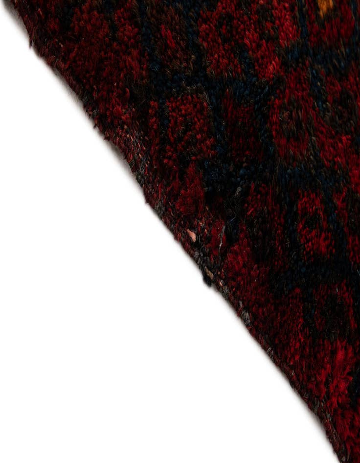 Detail image of  2' 7 x 7' 8  Hand Knotted Balouch Wool Runner Rug