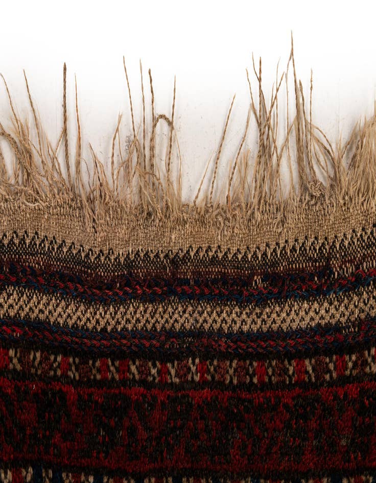 Detail image of  2' 7 x 7' 8  Hand Knotted Balouch Wool Runner Rug