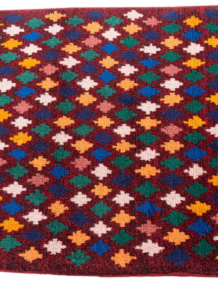Detail image of  2' 9 x 9' 8  Hand Knotted Balouch Wool Runner Rug