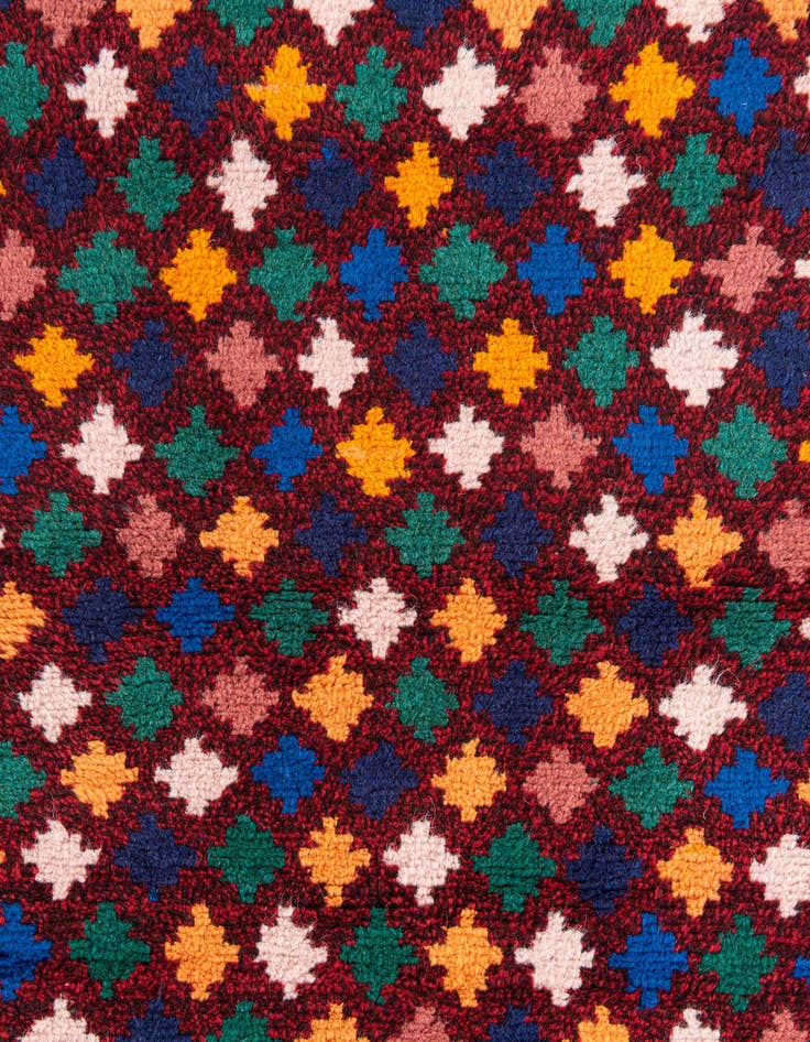 Detail image of  2' 9 x 9' 8  Hand Knotted Balouch Wool Runner Rug