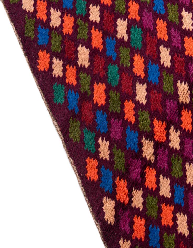 Detail image of  2' 9 x 9' 3  Hand Knotted Balouch Wool Runner Rug