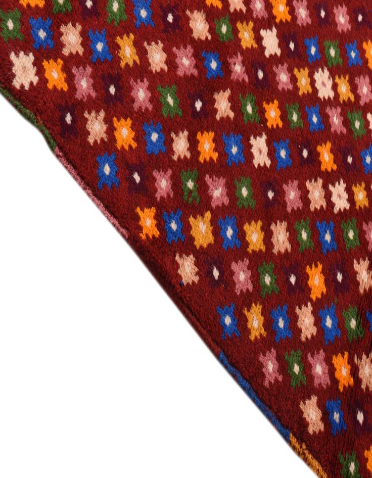 Detail image of  2' 7 x 9' 10  Hand Knotted Balouch Wool Runner Rug