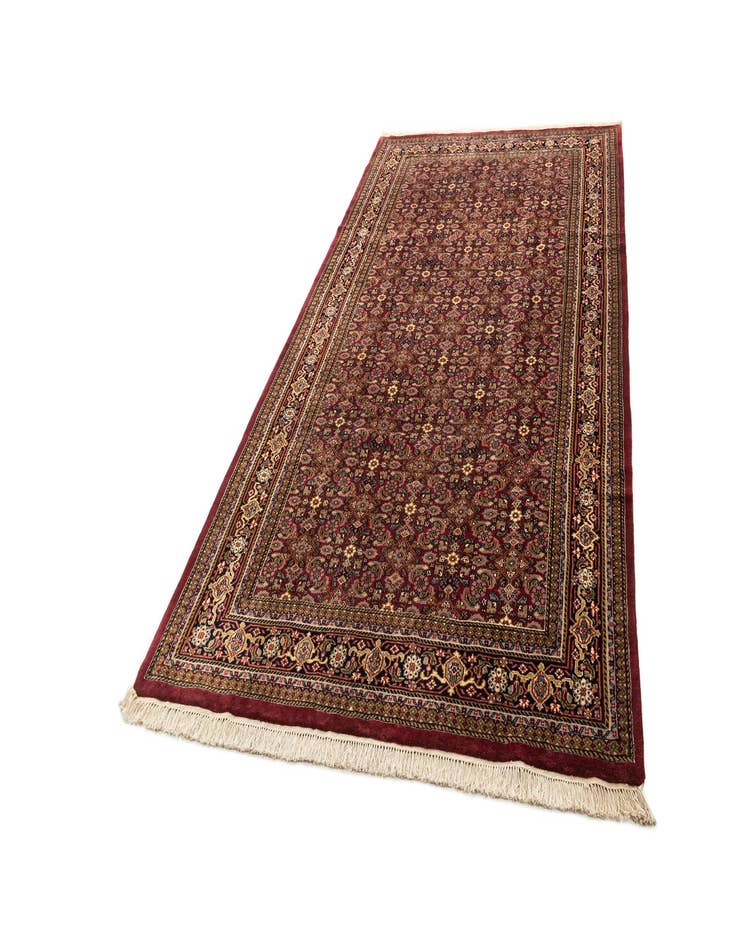 Detail image of  6' 1 x 10' 9  Hand Knotted Bidjar Wool Runner Rug