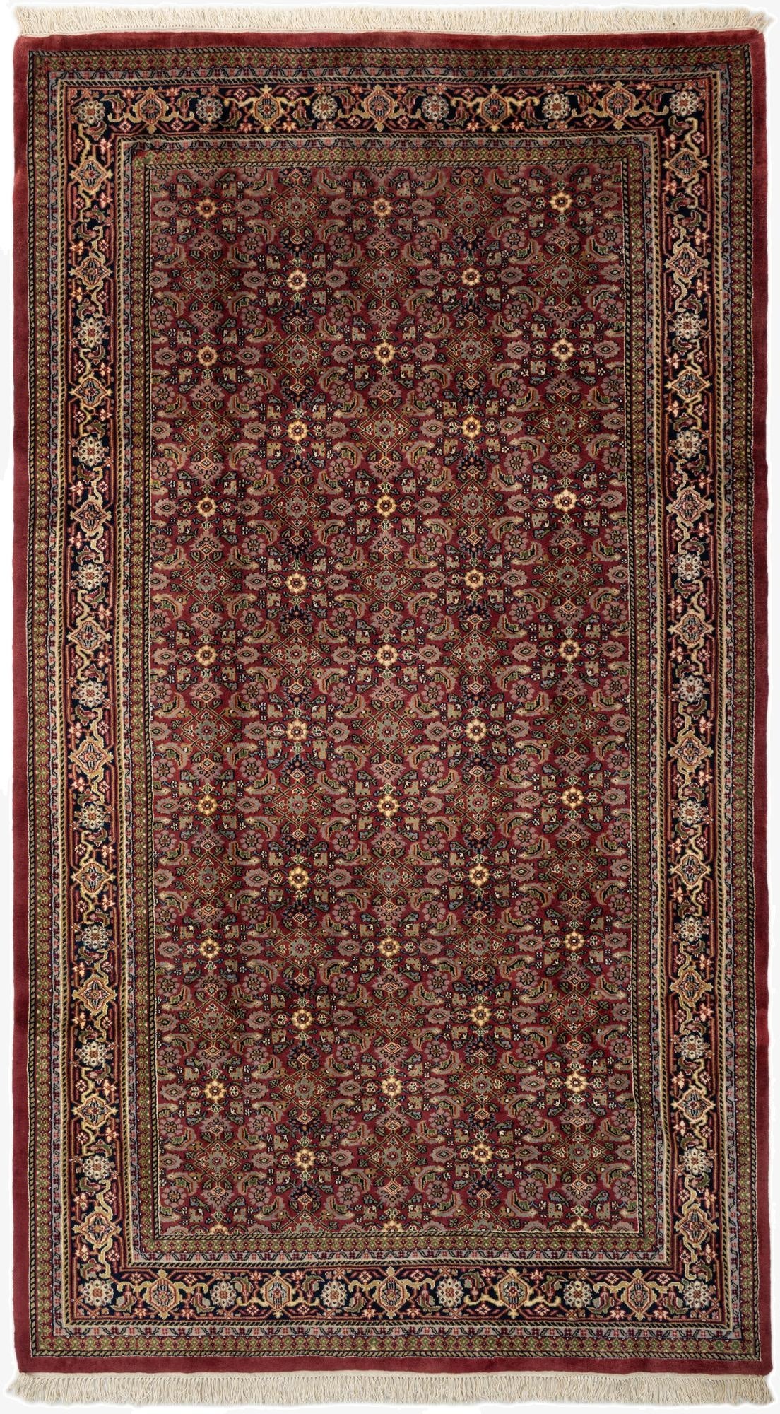  6' 1 x 10' 9  Hand Knotted Bidjar Wool Runner Rug