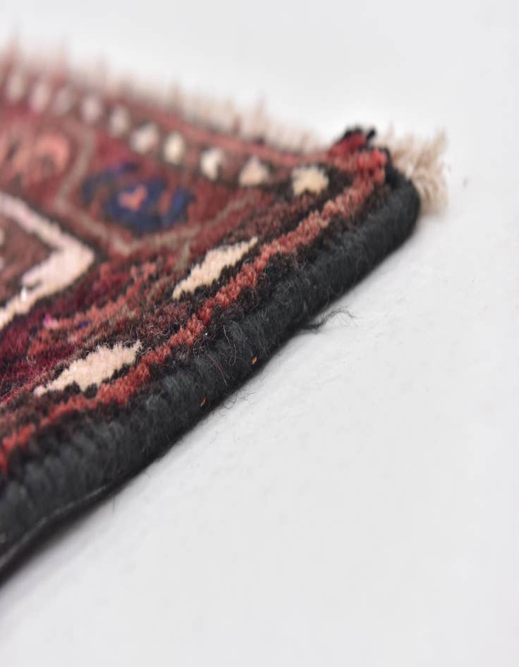 Detail image of 3' 8 x 10' 7 Hand Knotted Chenar Persian Wool Runner Rug