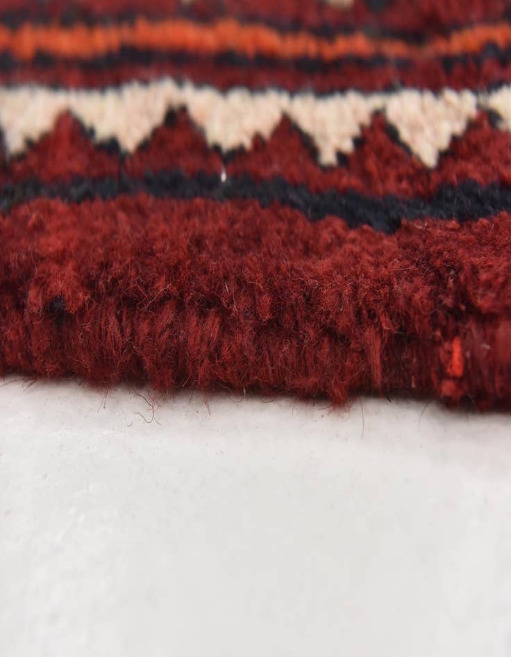 Detail image of  4' x 10' 10  Hand Knotted Chenar Persian Wool Runner Rug