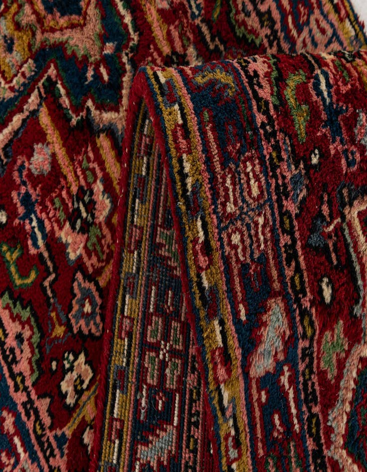 Detail image of  2' 7 x 11' 1  Hand Knotted Gharajeh Wool Runner Rug