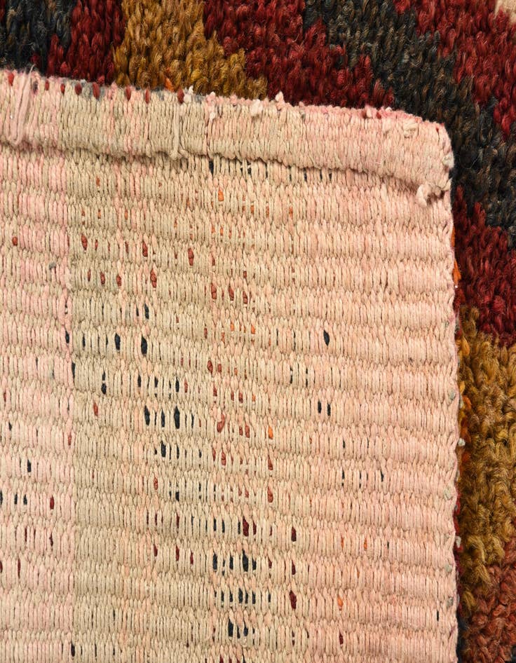 Detail image of  2' 10 x 11' 1  Hand Knotted Hamedan Persian Wool Runner Rug