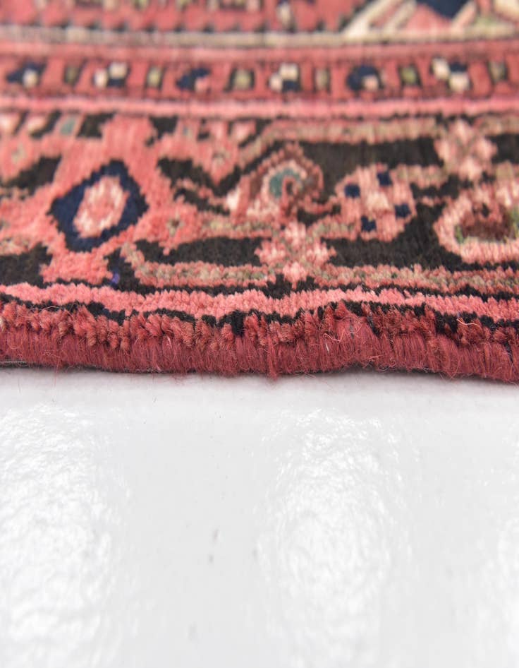Detail image of 3' 8 x 10' 6 Hand Knotted Hossainabad Persian Wool Runner Rug