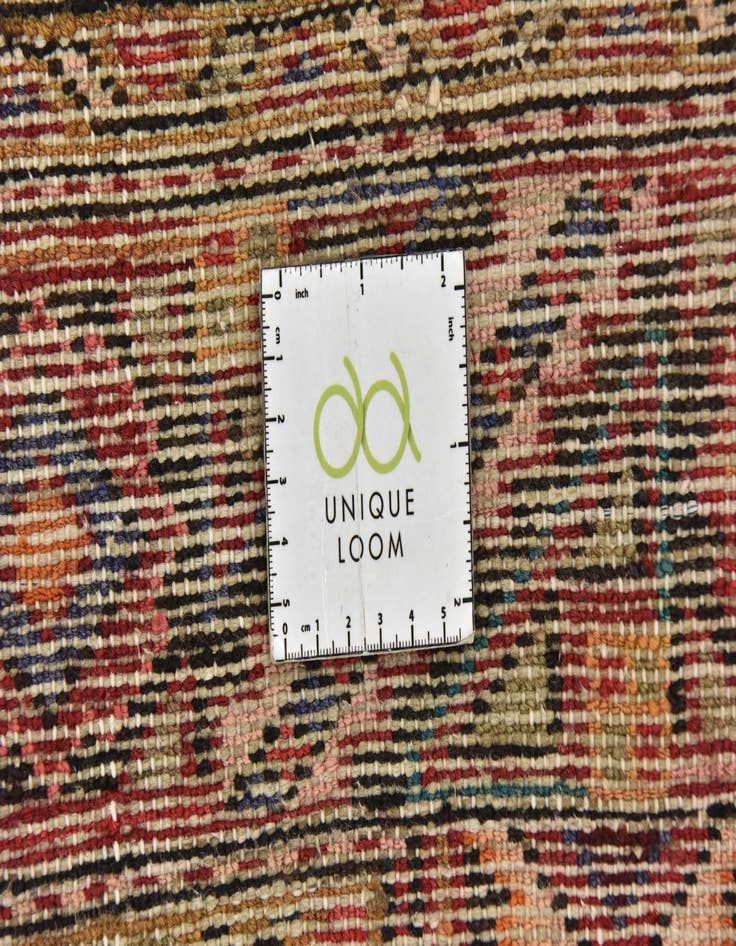 Detail image of 5' 4 x 11' Hand Knotted Hossainabad Persian Wool Runner Rug