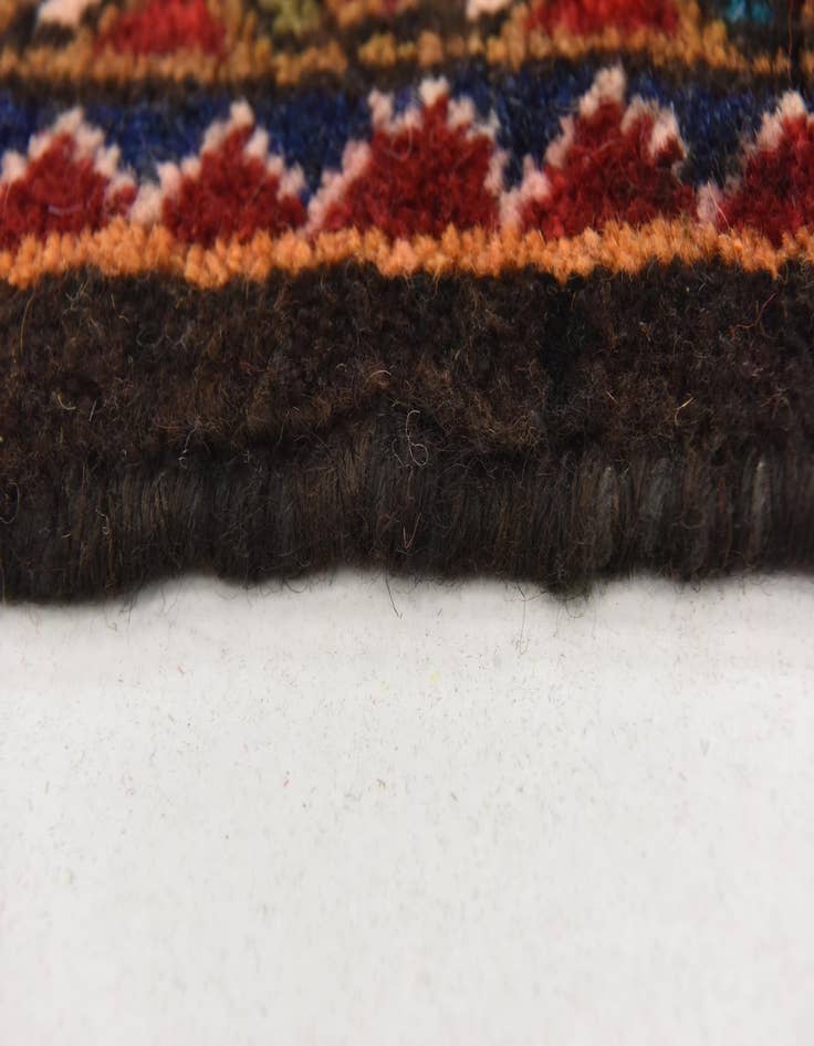 Detail image of 5' 4 x 11' Hand Knotted Hossainabad Persian Wool Runner Rug