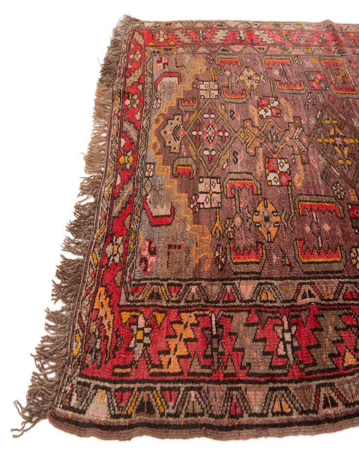 Detail image of  4' 2 x 11'  Hand Knotted Kars Wool Runner Rug