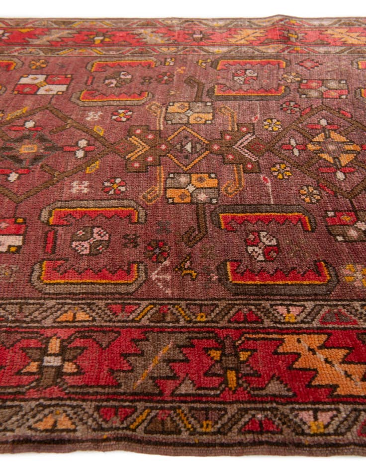 Detail image of  4' 2 x 11'  Hand Knotted Kars Wool Runner Rug