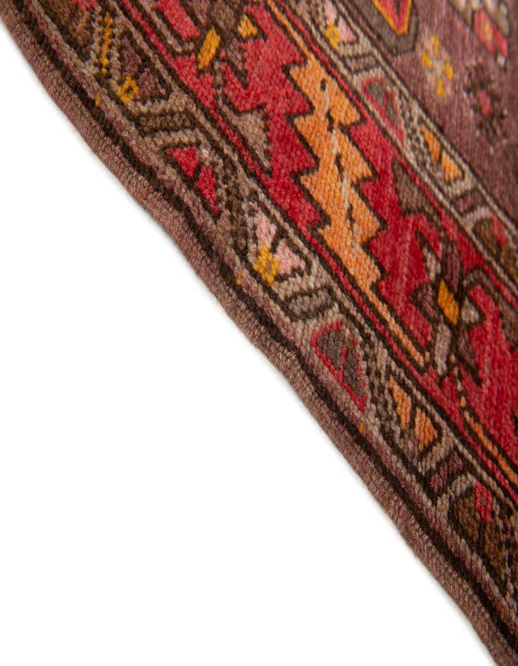 Detail image of  4' 2 x 11'  Hand Knotted Kars Wool Runner Rug
