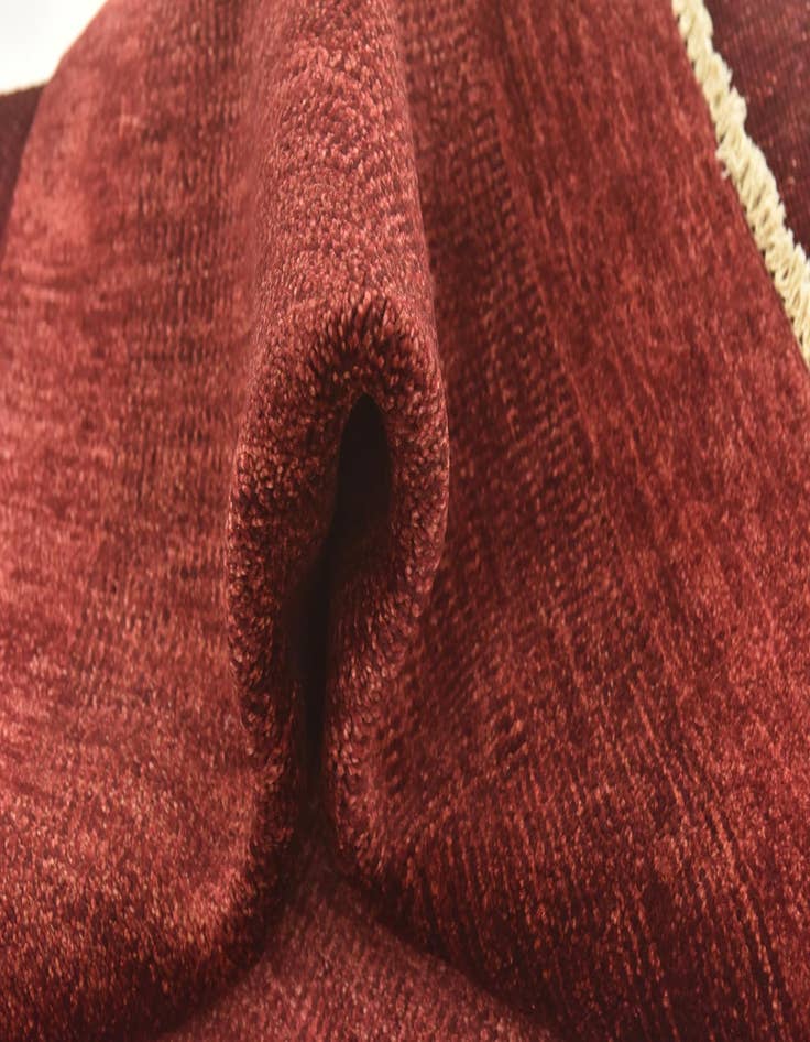 Detail image of  4' 8 x 10' 4  Hand Knotted Kashkuli Gabbeh Wool Runner Rug