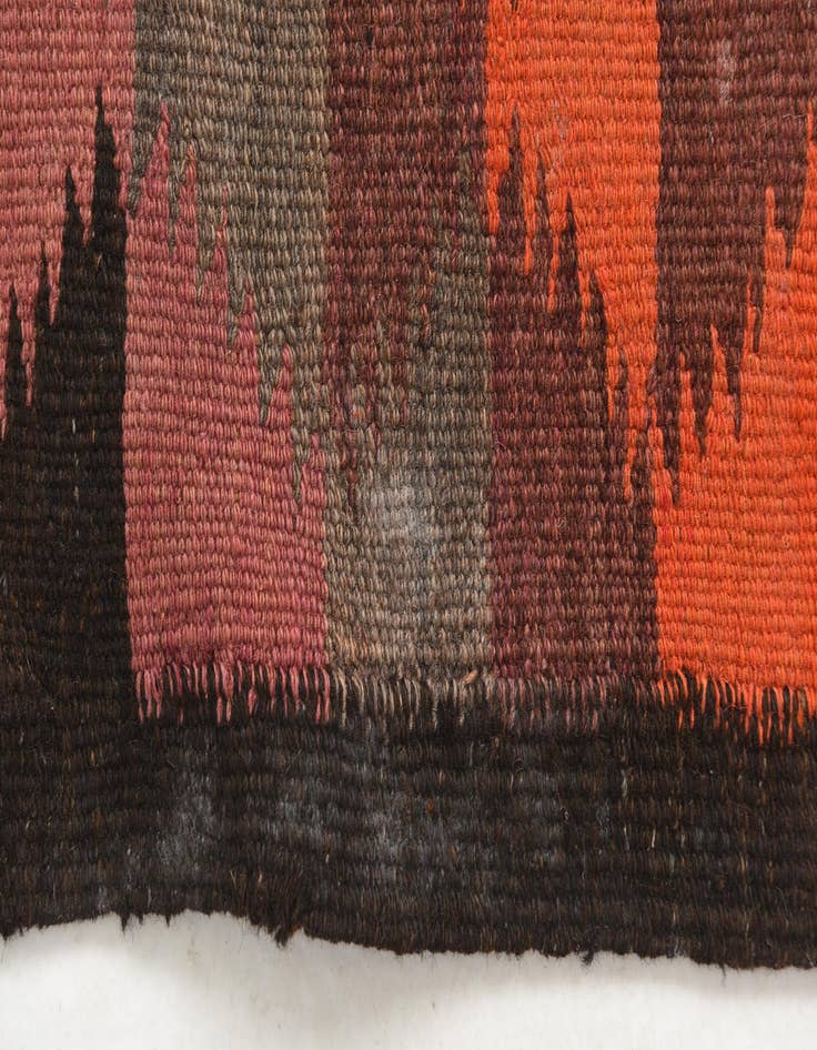 Detail image of  4' 9 x 11' 6  Hand Woven Kilim Afghan Wool Runner Rug