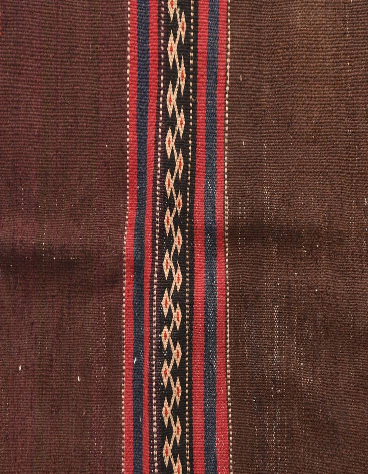 Detail image of  2' 4 x 8' 1  Hand Woven Kilim Afghan Wool Runner Rug