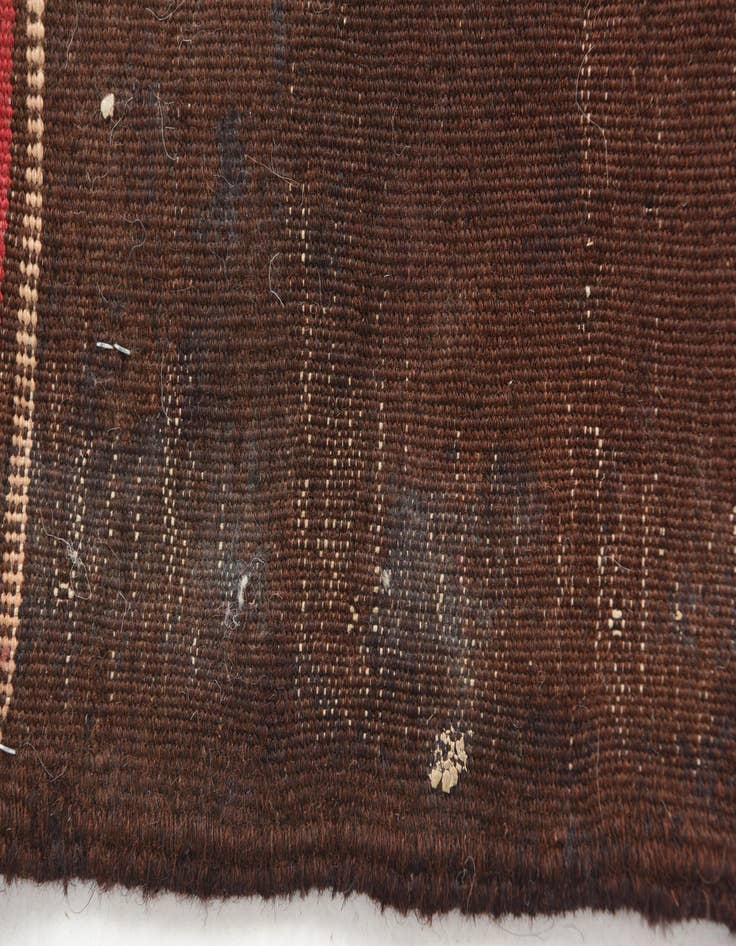 Detail image of  2' 4 x 8' 1  Hand Woven Kilim Afghan Wool Runner Rug