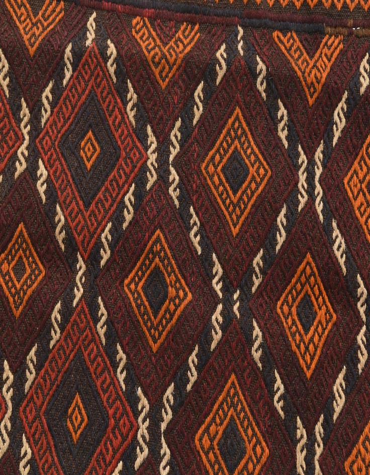 Detail image of  2' 1 x 8' 1  Hand Knotted Kilim Fars Persian Wool Runner Rug