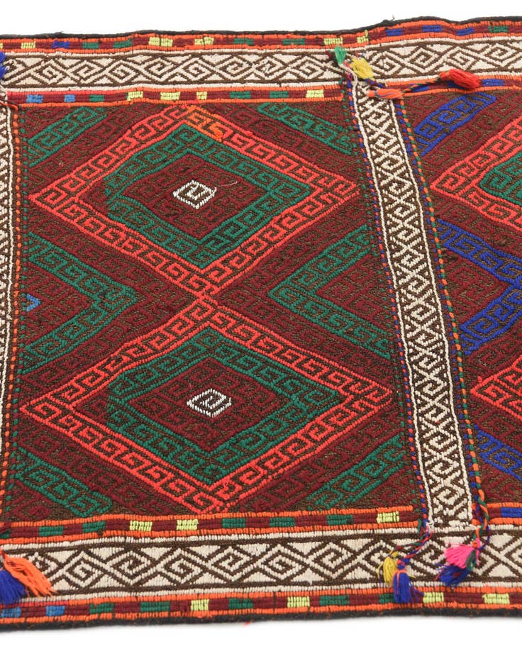 Detail image of  2' 3 x 7' 5  Hand Knotted Kilim Fars Persian Wool Runner Rug