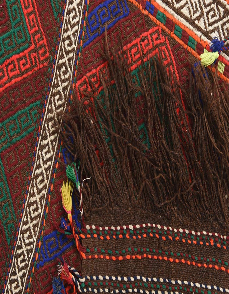 Detail image of  2' 3 x 7' 5  Hand Knotted Kilim Fars Persian Wool Runner Rug