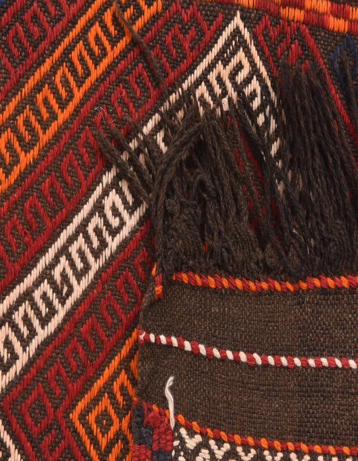 Detail image of  2' 3 x 8' 6  Hand Knotted Kilim Fars Persian Wool Runner Rug