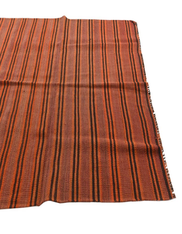 Detail image of  4' 7 x 10'  Hand Woven Kilim Fars Wool Runner Rug